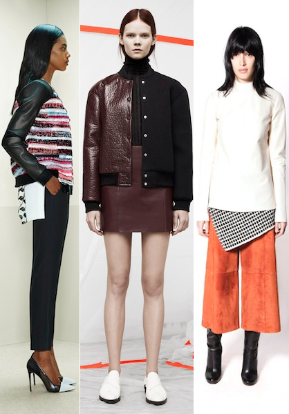 Pre Fall 2014 Leather Trends Fabric Blocking